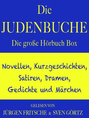 cover image of Die Judenbuche – sowie zahlreiche weitere Meisterwerke der Weltliteratur